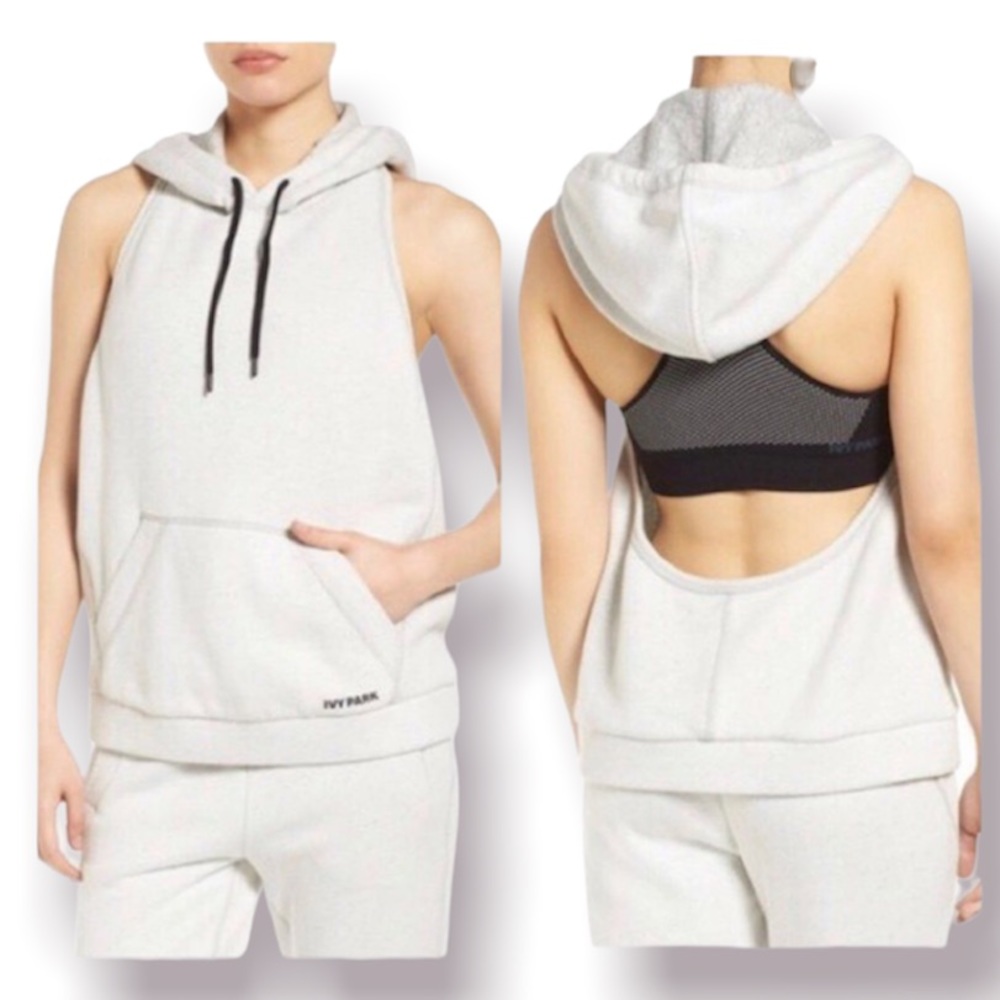 IVY PARK Backless Hoodie Sleeveless Loungewear Athleisure Medium
